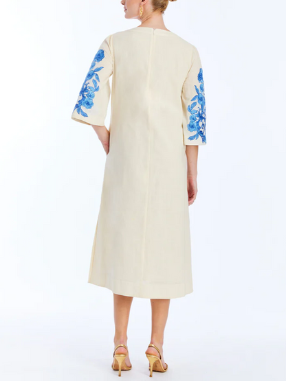 Ines Caftan Midi Dress