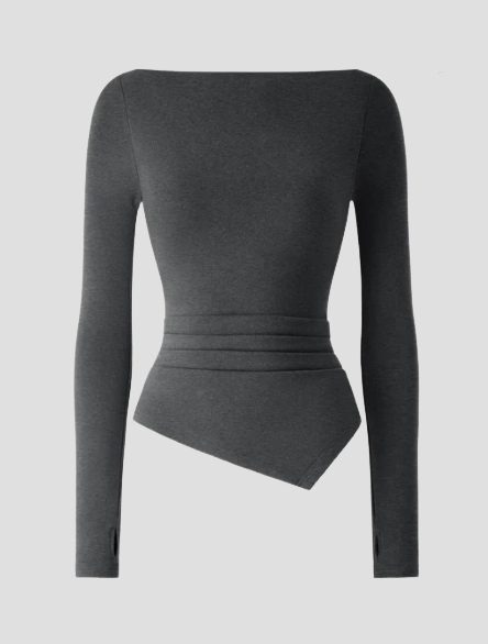 Chic Irregular Stretch Sweater
