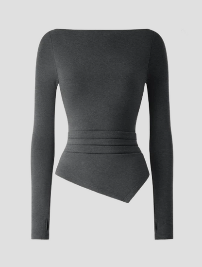 Chic Irregular Stretch Sweater