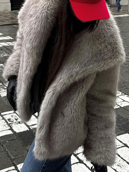 Chic Laps Faux Fur Coat