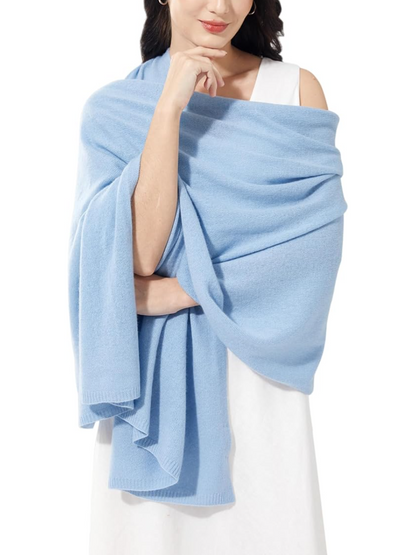 Soft Cashmere Blend Wrap Chic Scarf Stole For Women Wayfarer Travel Extra Large 87"x28"