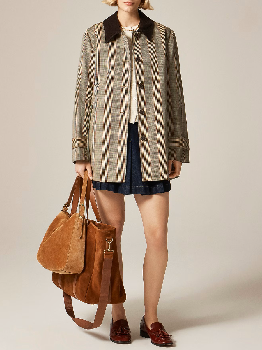 Barn Jacket In Plaid Double