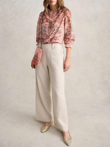 Cotton Silk Printed Shirt