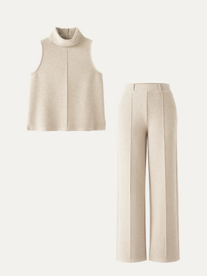 Neutral Knit Co-Ord Loungewear Set