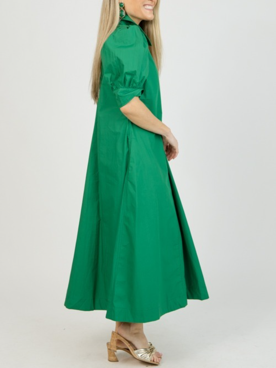 Darby Pleated Maxi Dress