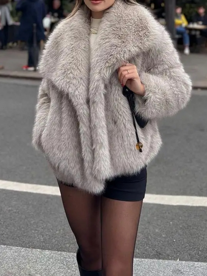 Chic Laps Faux Fur Coat