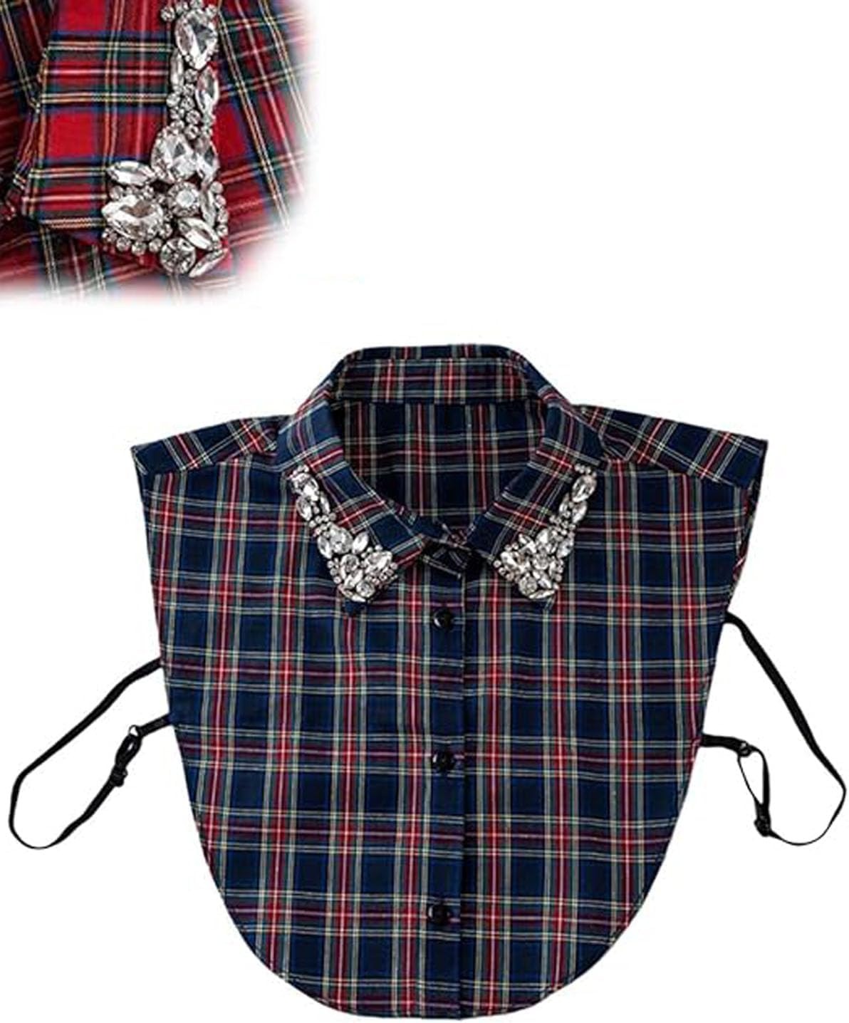Rhinestone Fake Collar