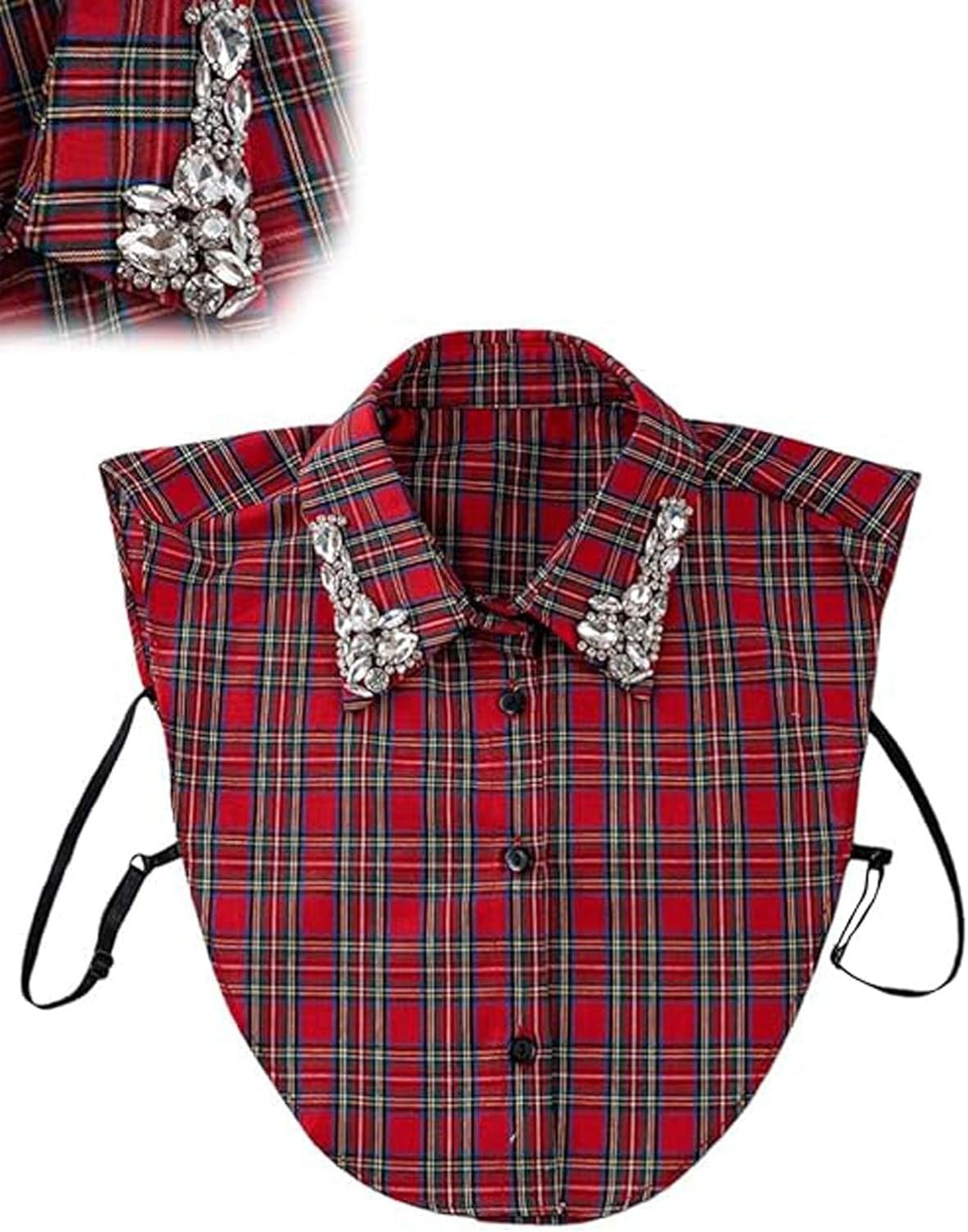 Rhinestone Fake Collar