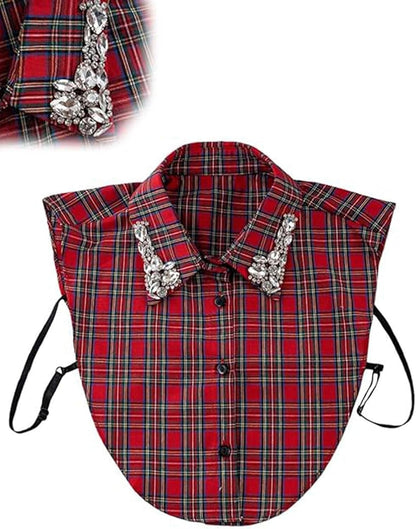 Rhinestone Fake Collar