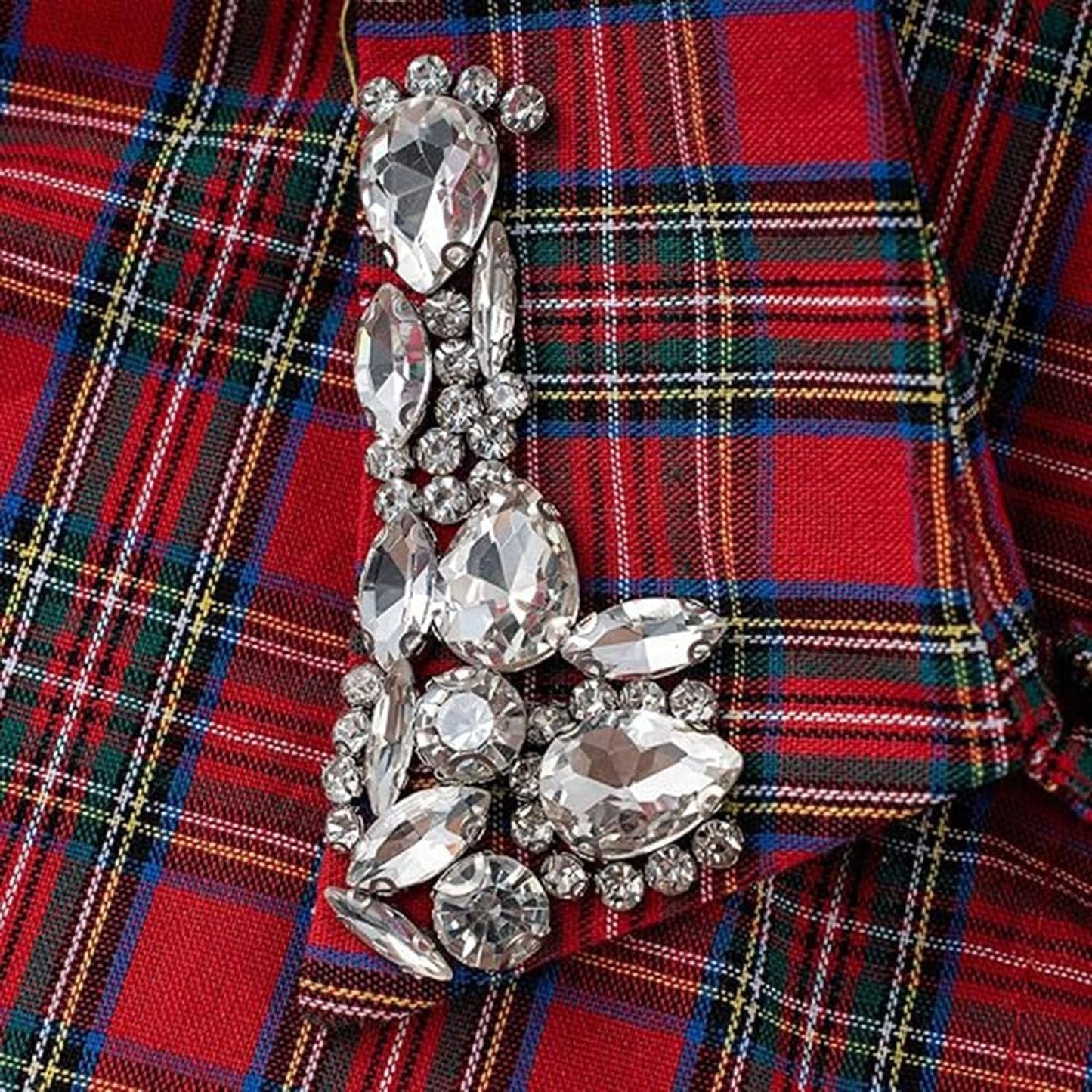 Rhinestone Fake Collar