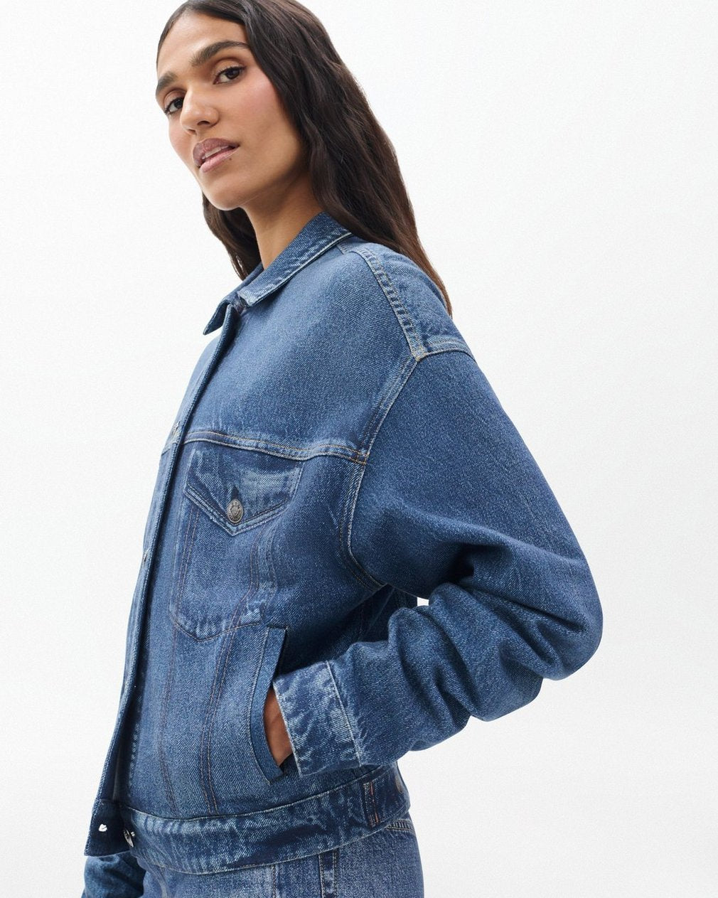 Soft Stretch Denim Jacket