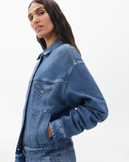 Soft Stretch Denim Jacket