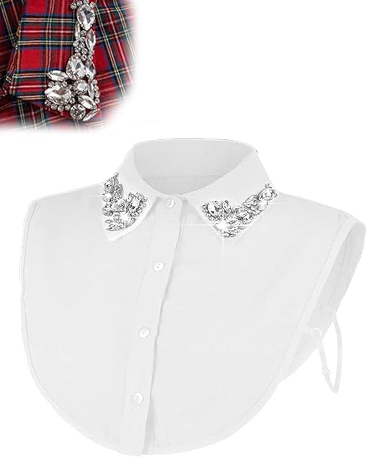 Rhinestone Fake Collar