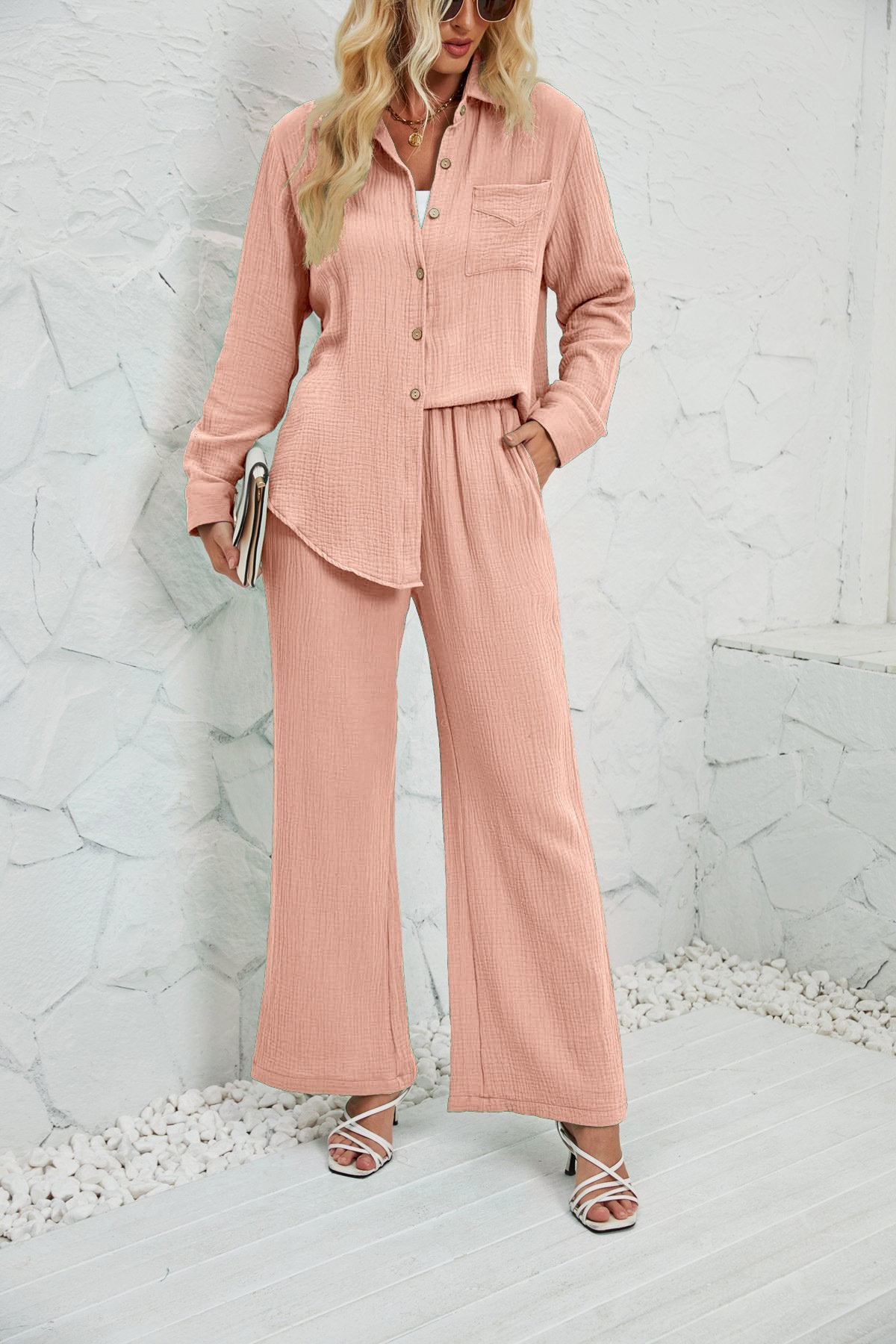 Solid Color Long Suit