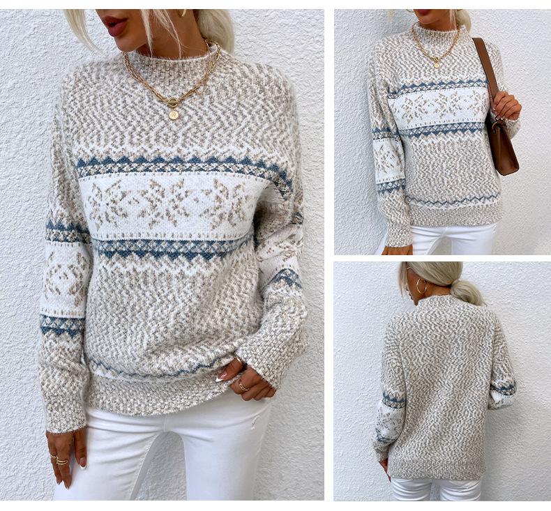 Snowflake Knit Sweater