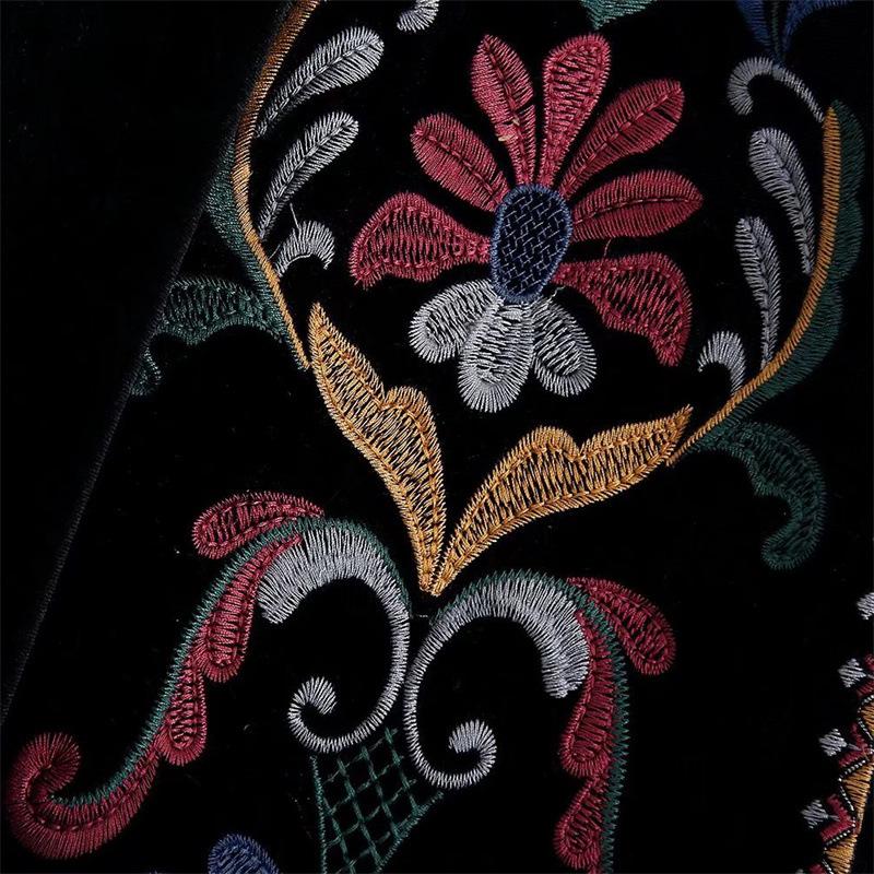 The Embroidered Velvet Coat