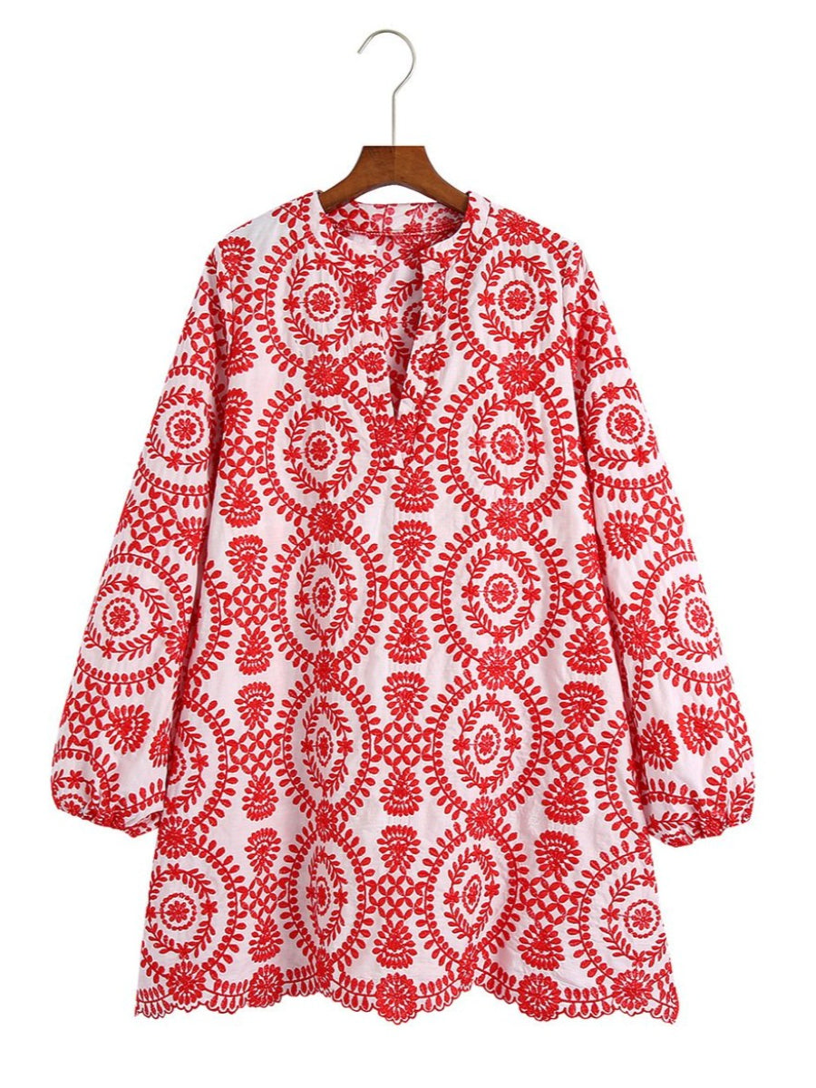 Attractive Embroidered Dress