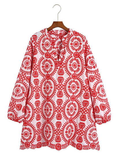 Attractive Embroidered Dress