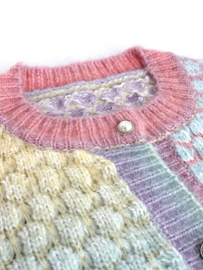 Pretty Color Knit Cardigan