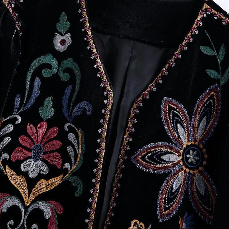 The Embroidered Velvet Coat