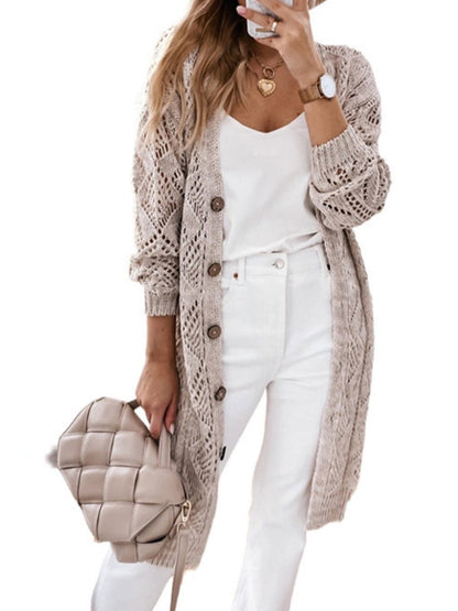 Casual Fall Knit Cardigan