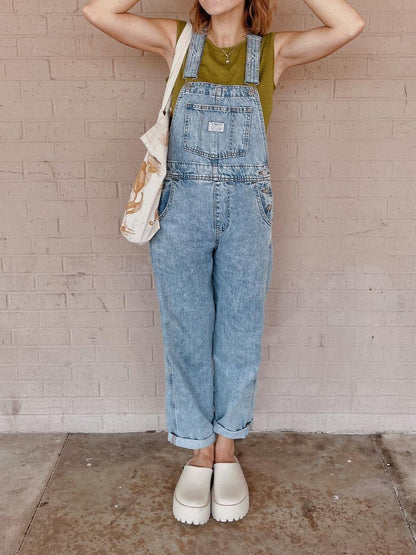 The Cute Denim Jumpsuit