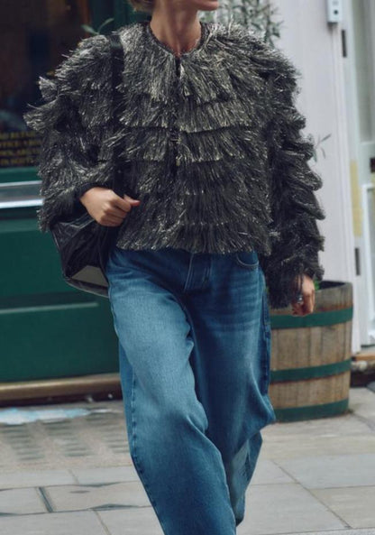 Dazzle Fringed Jacket